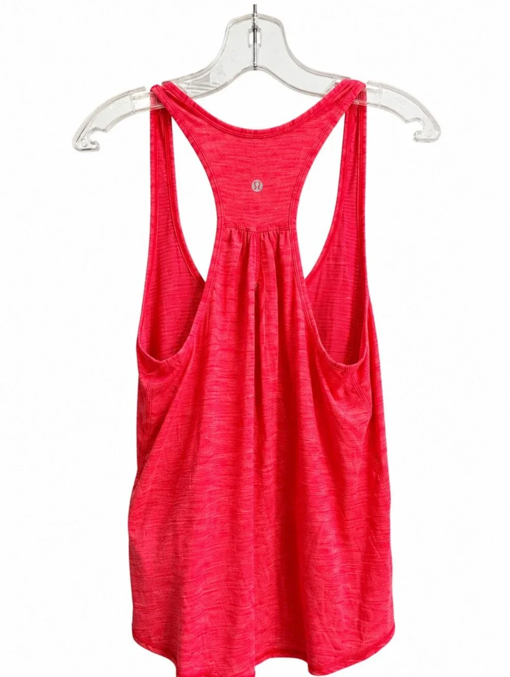 Lululemon Women's Coral Pink Racerback Athletic Tank Top Size 6 Lightweight - Picture 2 of 5
